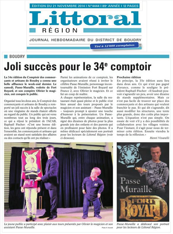 article Boudry 15.11.14