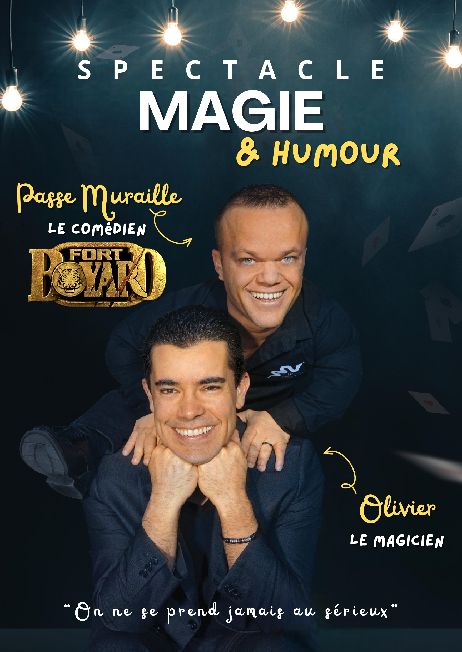 Affiche Olivier le Magicien et Passe Muraille de Fort Boyard